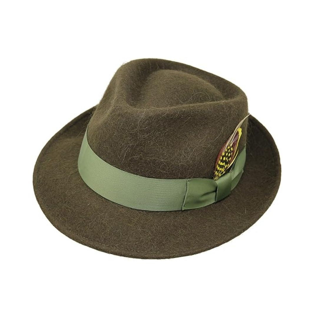 Cappello vintage con accessori